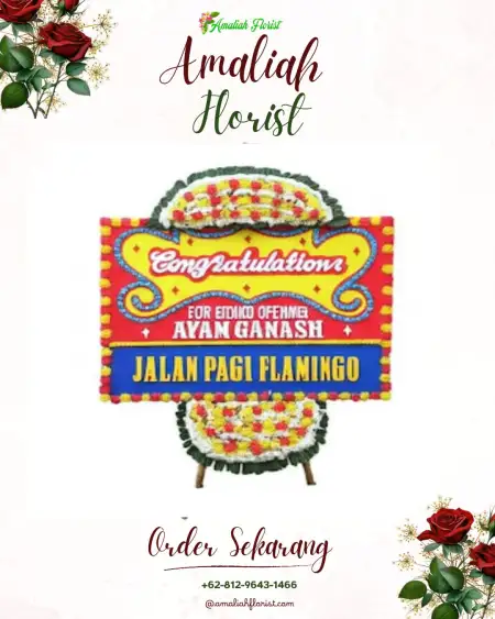 Sewa Papan Bunga Batu Bedil